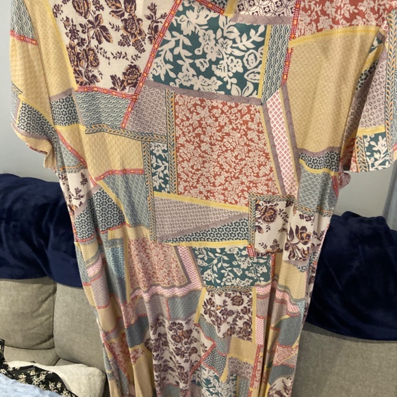 Ladies patchwork print dress - Picture 4 of 4